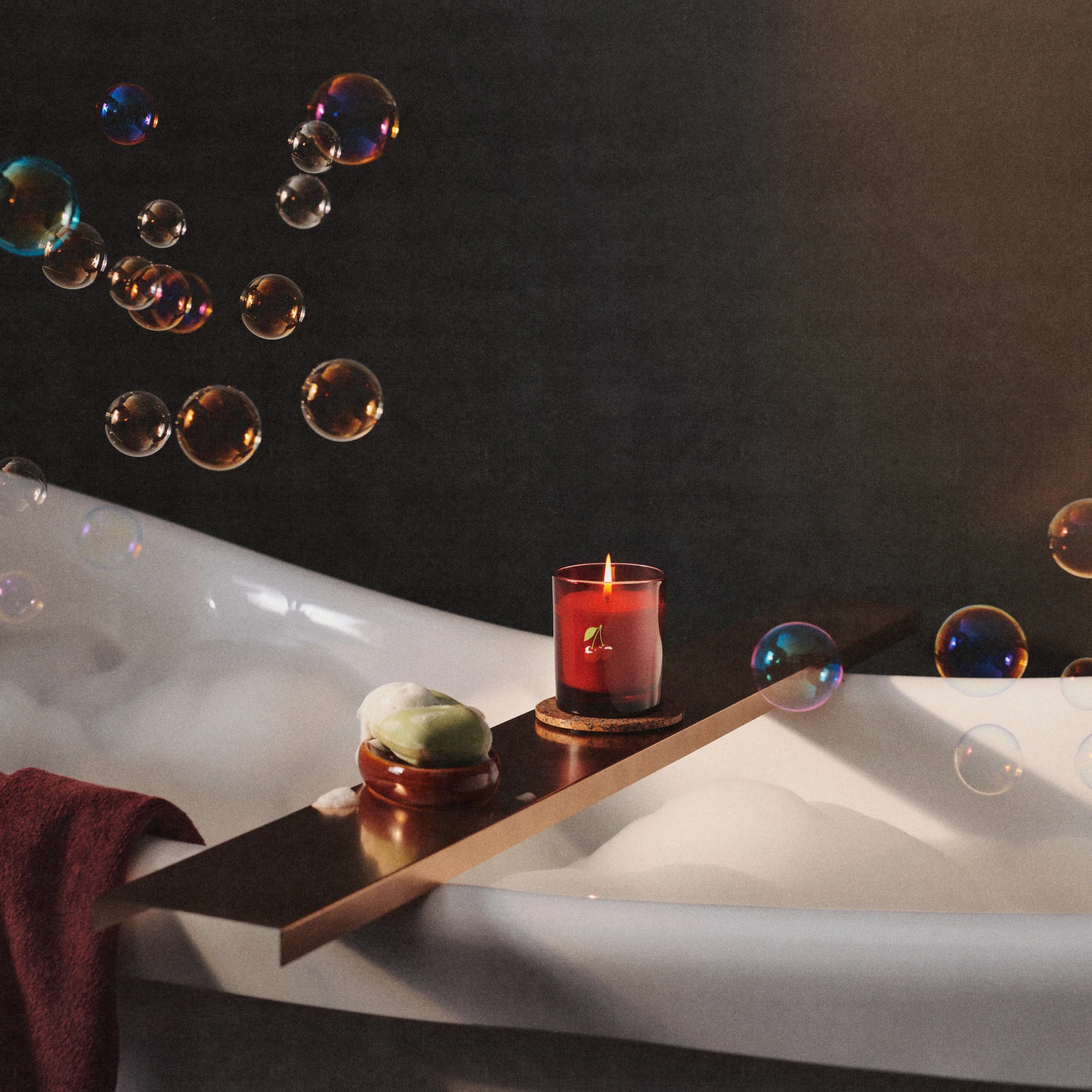 Black Cherry Scented Candle - Image 5